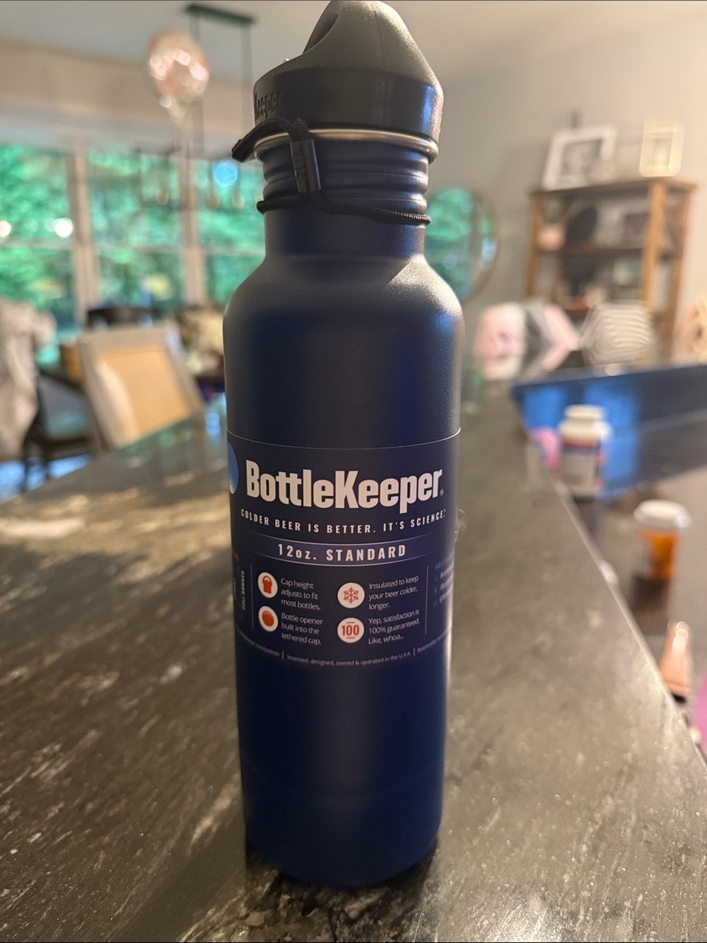Navy 12oz Standard Insulated Bottle Holder